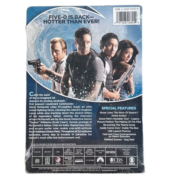 Hawaii Five O The New Series Season 1 DVD Complete First Season Factory Sealed - Picture 2 of 3